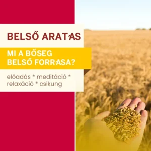 Belső aratás. Mi a bőség belső forrása? - Előadás + Meditáció + Csikung